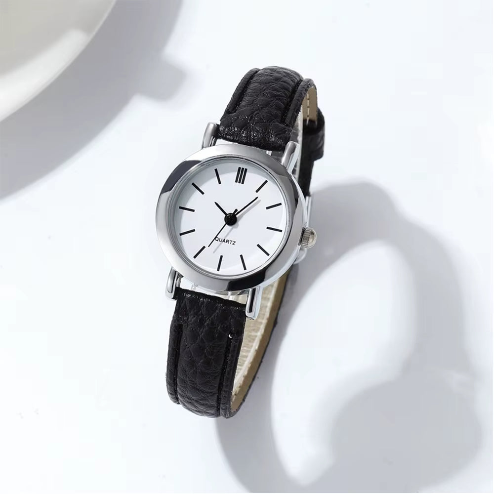 Basic Black And White Watch